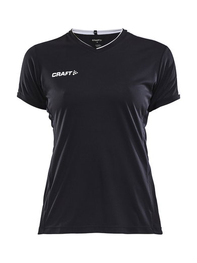 Craft Sport-Shirt Progress Practice (100% Polyester) schwarz Damen